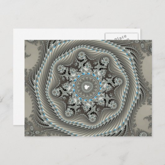 Permafrosting - Fraktal Postkarte (Vorne/Hinten)