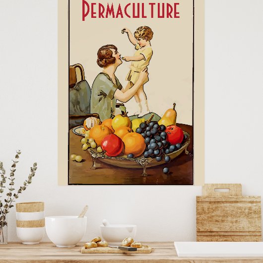 Permakulturbetriebe , personalisieren poster (Küche)