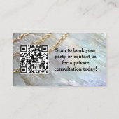 Permanent Jewelry Designer Consultant Visitenkarte (Rückseite)