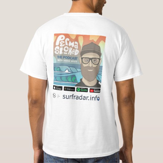 Permastoiled + surfradar.info T-Shirt (Rückseite)