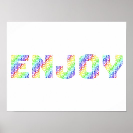 Permission to Play: Allow Yourself to ENJOY Rainbo Poster (Vorne)