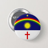 Pernambuco, Brasilien-Flagge Button (Vorne & Hinten)