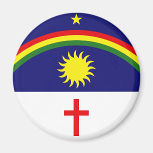 Pernambuco, Brasilien-Flagge Magnet