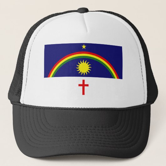 Pernambuco, Brasilien-Flagge Truckerkappe (Vorderseite)