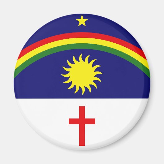 Pernambuco, Flagge Brasiliens Magnet (Vorne)