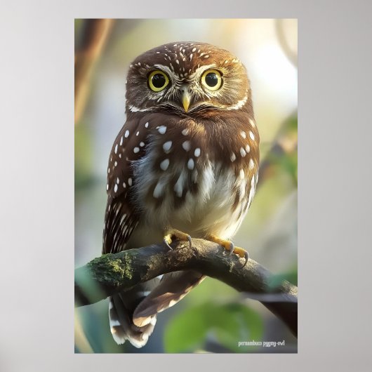 Pernambuco pygmy-owl poster (Vorne)
