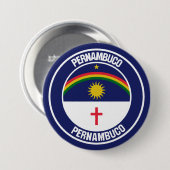 Pernambuco-RundEmblem Button (Vorne & Hinten)
