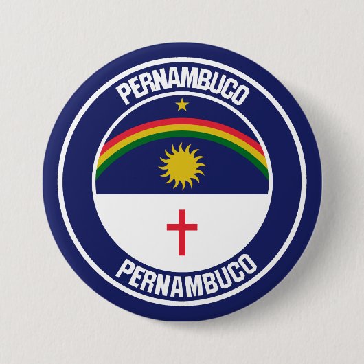 Pernambuco-RundEmblem Button (Vorderseite)