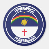 Pernambuco-RundEmblem Magnet (Vorne)