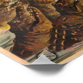 Pernelet und sein Krokodil Busch Circus Poster (Ecke)