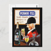 Pernod Fils Postkarte (Vorne/Hinten)