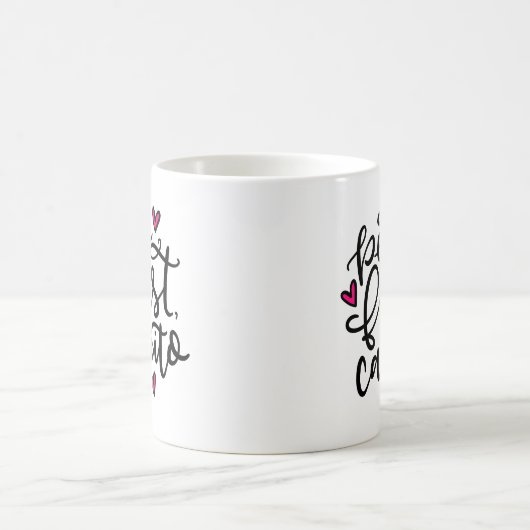 Pero First, Cafecito, handschriftlich Kaffeetasse (Mittel)