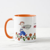 Perogie Jungen-Ukrainer-Volkskunst Tasse (Links)
