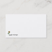 Perogie Pyrohy Pierogi Mädchen-Ukrainer-Volkskunst Visitenkarte (Rückseite)