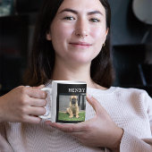 Peronalisierter bester Hund je Welpenfotocollage Kaffeetasse