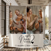 Peronalized 2 Photo  Best Nana Ever Minimalist Fleecedecke