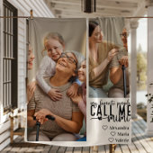 Peronalized 2 Photo Mimi Gift Fleecedecke