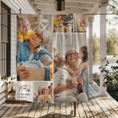 Peronalized 5 Photo Best Mimi Ever Minimalist Fleecedecke