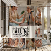 Peronalized 6 Photo Mimi Gift Fleecedecke