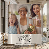 Peronalized Photo Best Mimi Ever Minimalist  Fleecedecke