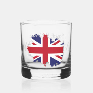 Peronalized Reise Hochzeit Trinkbehälter Set Whiskyglas
