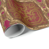 Peronnelle Barock Glossy Geschenkpapier (Rolleneckpunkt)