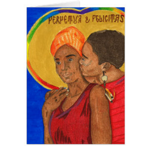 Perpetua und Felicity Occasion Card