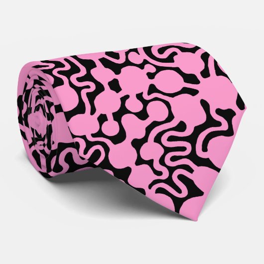 Perpetual Ant Farm v2 - Rosa und Schwarz Krawatte (Gerollt)