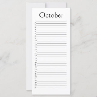 Perpetual Calendar October Isaiah 44:23