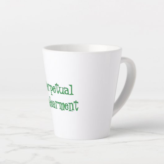 Perpetual Endearment Latte Mug Milchtasse (Rechte Ecke)