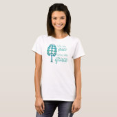 Perpetual Line Tree Langsamen Tempo, mit Anmut wac T-Shirt (Vorne ganz)