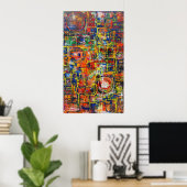 Perpetual Motion I - Canvas Print Poster (Heimbüro)