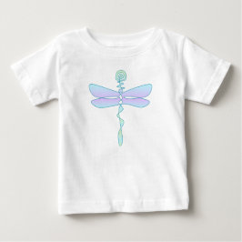 Perpetuelle Art Colorful Dragonfly Baby T-shirt