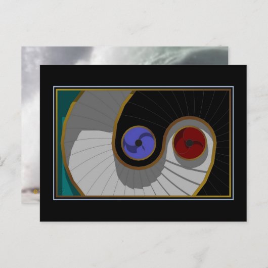 Perpetuelle Bewegung Postkarte (Vorne/Hinten)