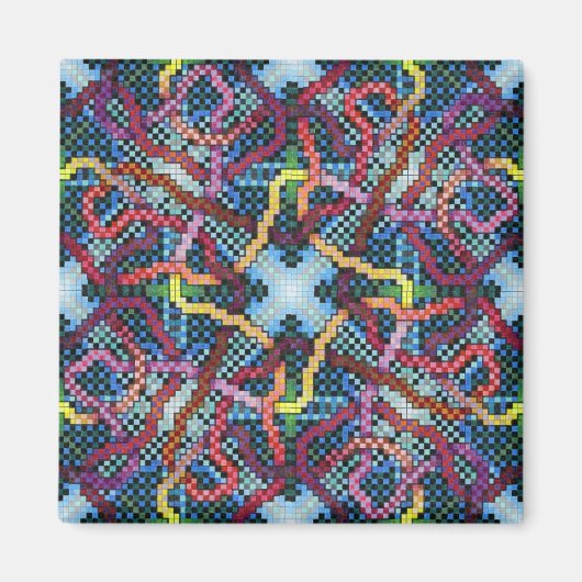 Perpetuelles Puzzle Kinectric Tile 1 Magnet (Vorne)