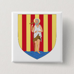 Perpignan-Wappen Button