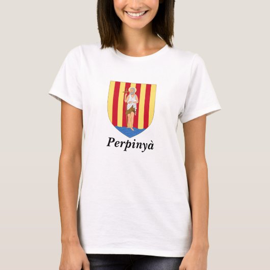 Perpignan-Wappen T-Shirt (Vorderseite)