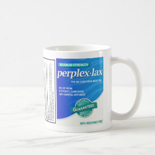 Perplex-lax   Apotheker Gag Gift Tasse