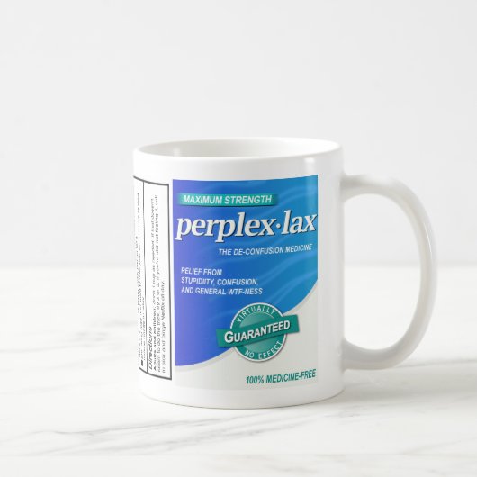 Perplex-lax | Apotheker Gag Gift Tasse (Rechts)