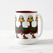 Perplexe Ducks Coffee Tasse (VorderseiteRechts)