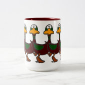 Perplexe Ducks Coffee Tasse (Mittel)