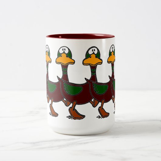 Perplexe Ducks Coffee Tasse (Mittel)