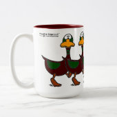 Perplexe Ducks Coffee Tasse (Links)