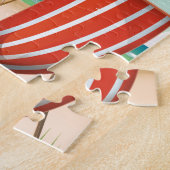 Perranporas Strand Vintages Strandposter Puzzle (Seite)