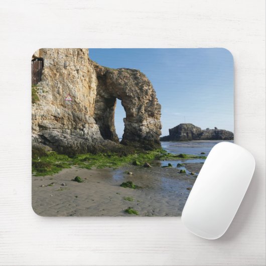 Perranporative Sea Cornwall Coast England Mousepad (Mit Mouse)