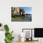 Perranporative Sea Cornwall Coast England Poster (Heimbüro)