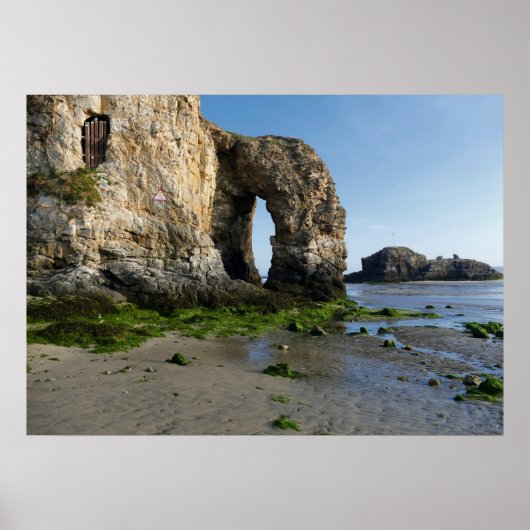 Perranporative Sea Cornwall Coast England Poster (Vorne)
