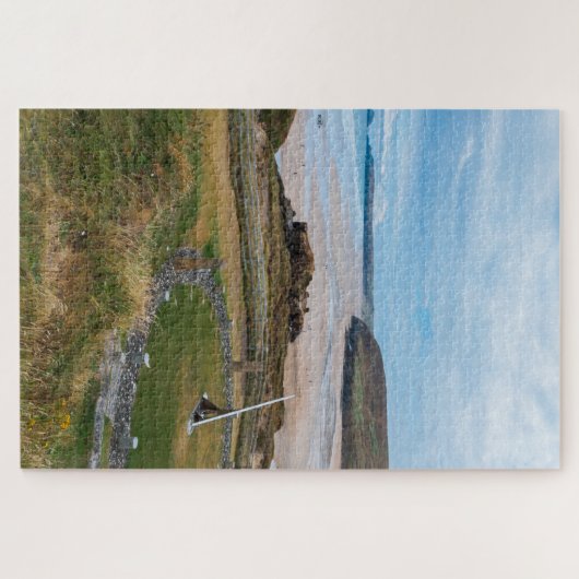 Perranporth Beach und Millennium Sundial Puzzle (Horizontal)