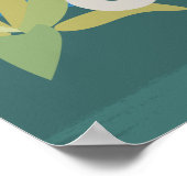 Perranporth Cornwall Reiseplakat Poster (Ecke)