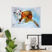 Perret Malerei Haustier Malerei Kunstposter drucke (Heimbüro)